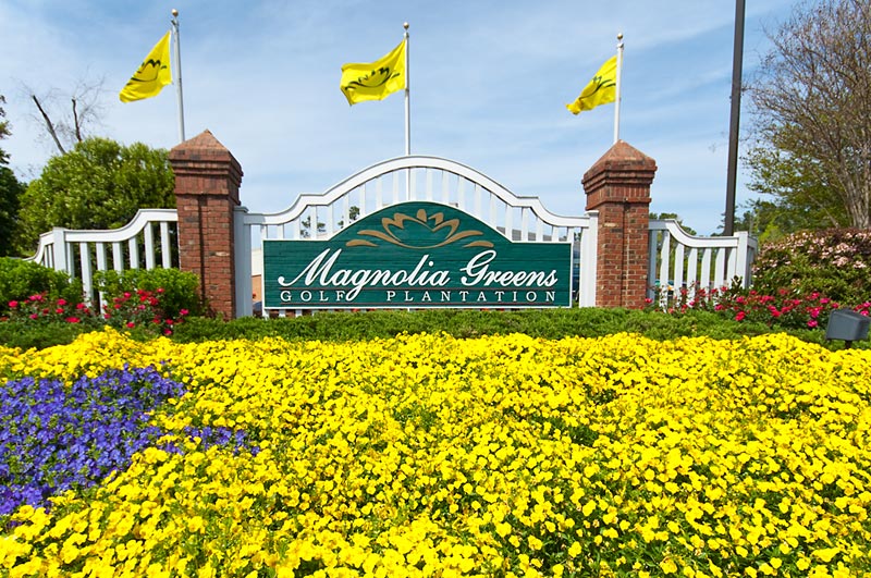 Magnolia Greens golf course community in Leland NC