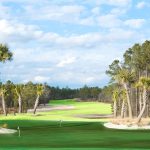 Expansive golf course views from many of the homes in Compass Pointe