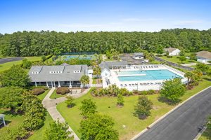 Resort style pool and owners clubhouse with fitness center