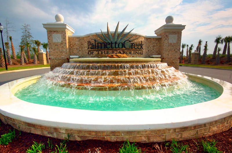 Entrance to Palmetto Creek