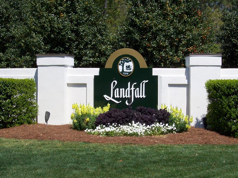 Main Entrance to Landfall in Wilmington, NC